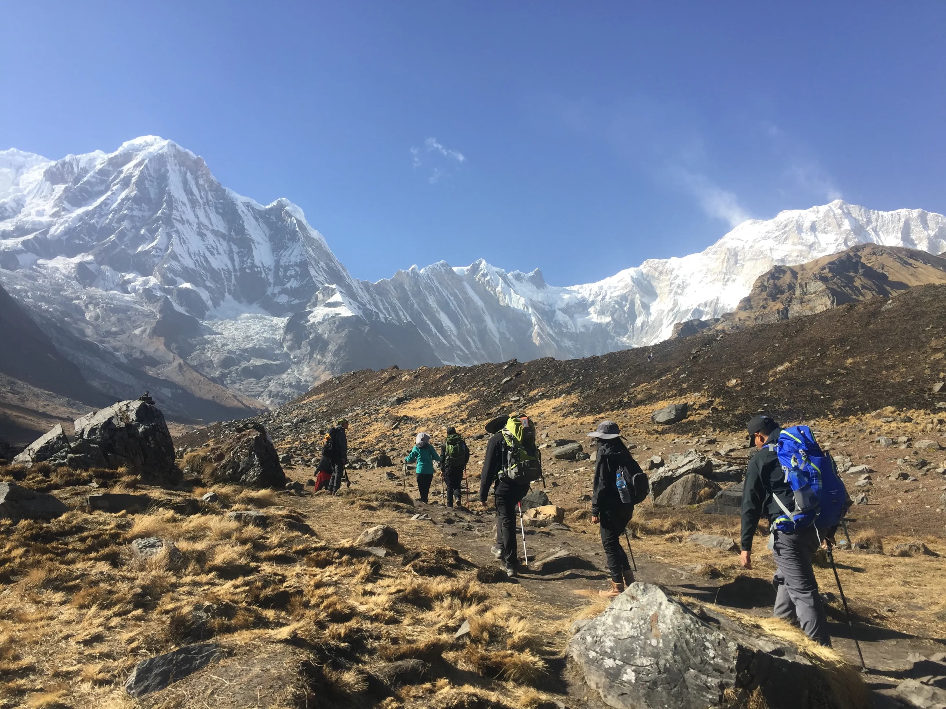 Annapurna trekking scene